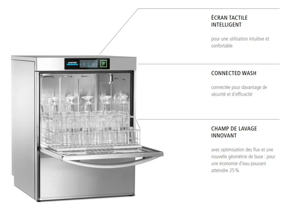 Winterhalter lave verre bistro restaurant equipement cuisine professionnelle.webp