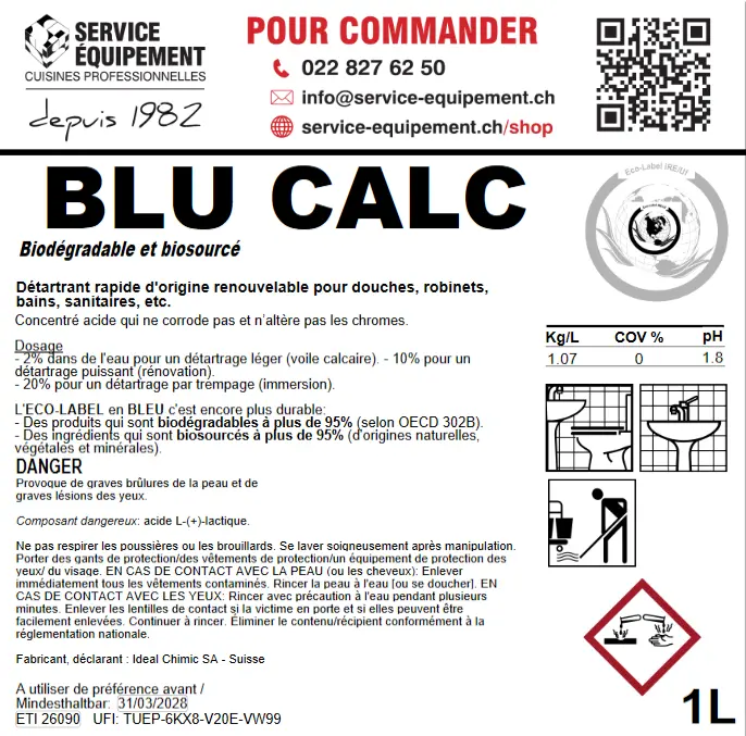 biosourcés BLU CALC