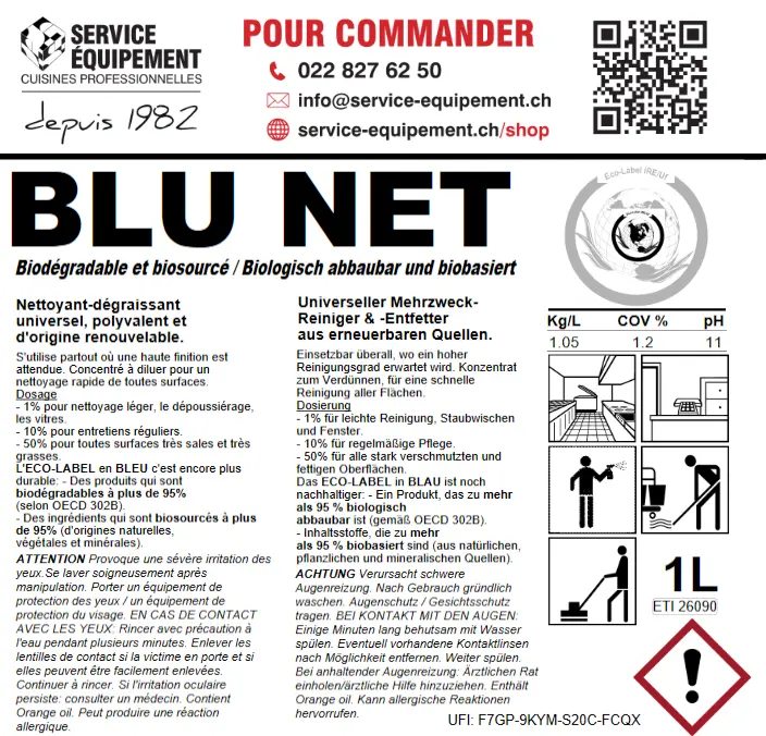 biosourcés BLU NET