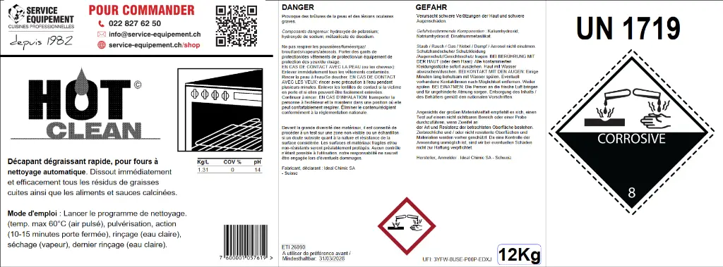 produit nettoyage four automatique