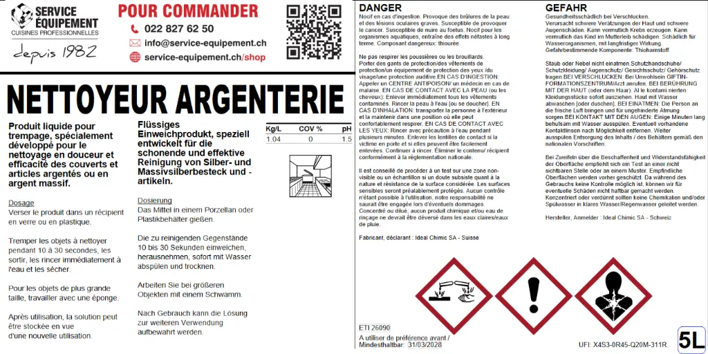 nettoyeur argenterie