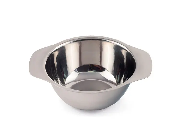 BOL à OREILLES EN ACIER INOXYDABLE Ø 12cm, 30cl