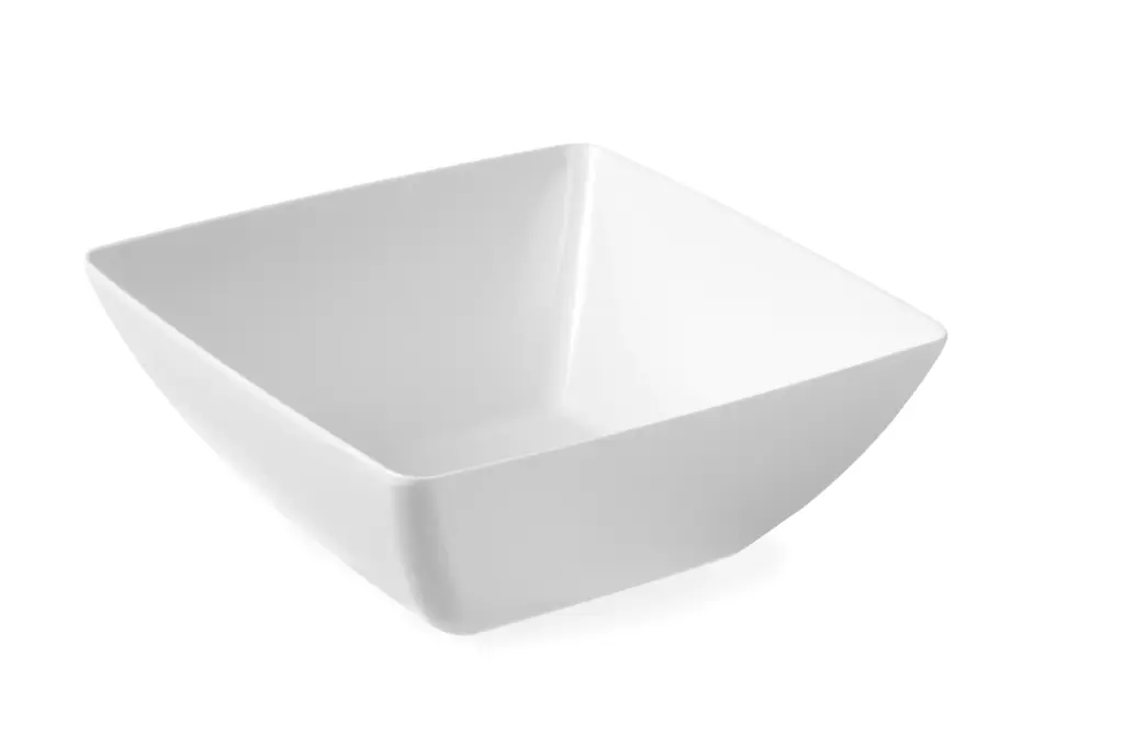 Saladier carré,  Blanc, 270x270x(H)105mm