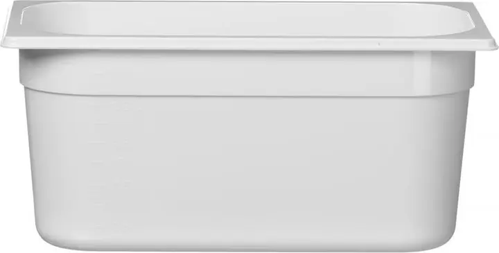 Bac polycarbonate GN 1/3 - 150mm, 5,7L, Blanc, 