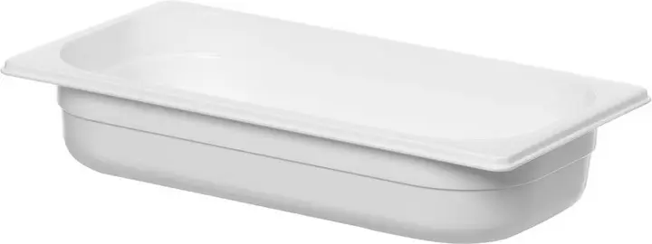Bac polycarbonate GN 1/3 - 65mm, 2,5L, Blanc, 
