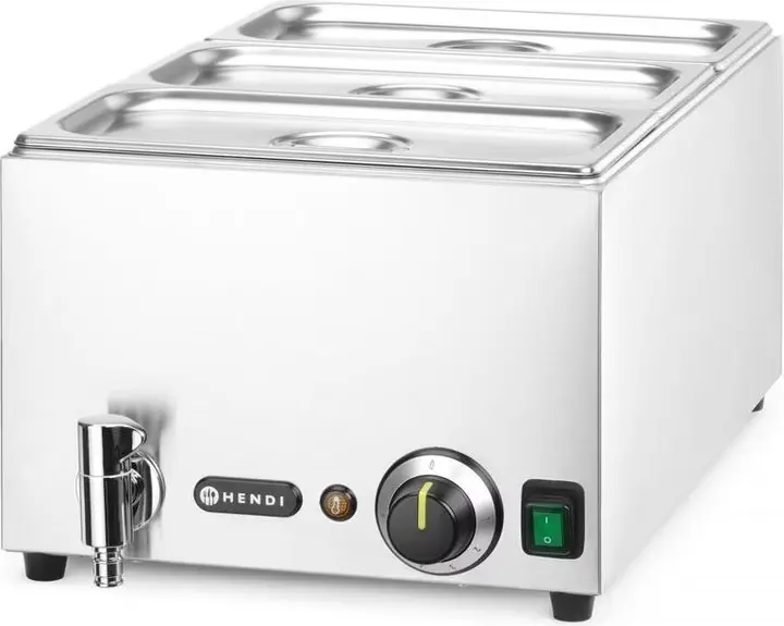 Bain-marie avec robinet de vidange Ranger, GN 1/1, 