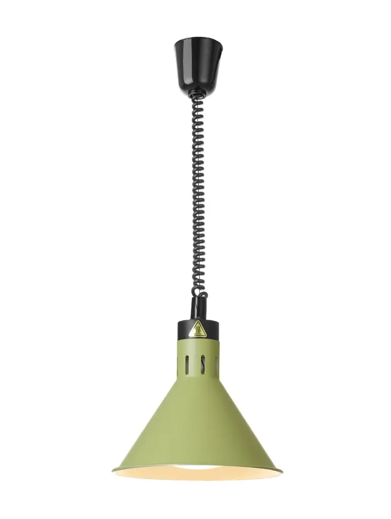 Lampe chauffante réglable, conique,  Vert, 