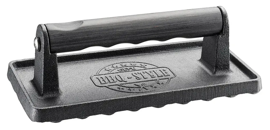 PRESSE-POIDS EN FONTE AVEC POIGNÉE POUR CUIRE LA VIANDE