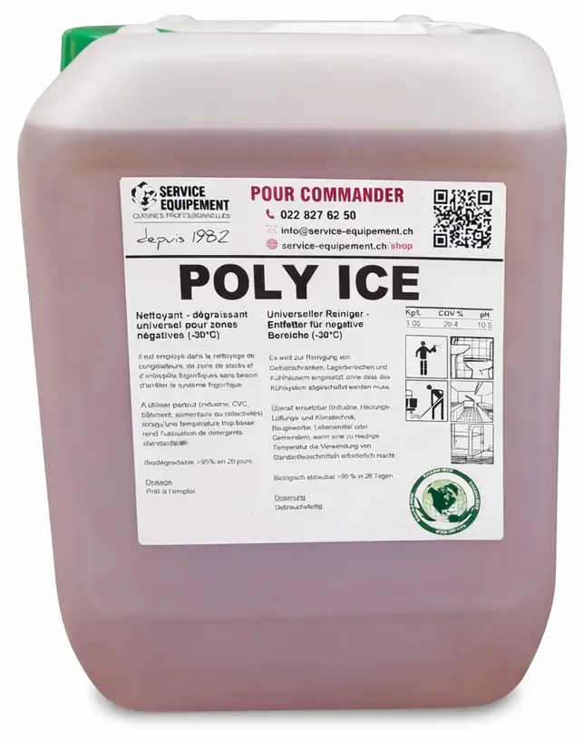 POLY ICE - nettoyant/dégraissant universel pour zones négatives (-30°C)