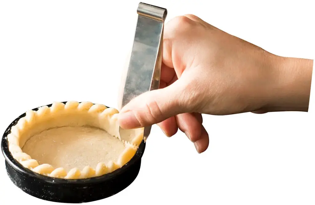 PINCE À PÂTE INOX POUR LES TARTES