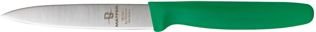 COUTEAU OFFICE MANCHE VERT 10 cm