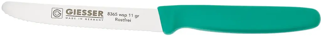 COUTEAU CRANTE MANCHE VERT 11 cm