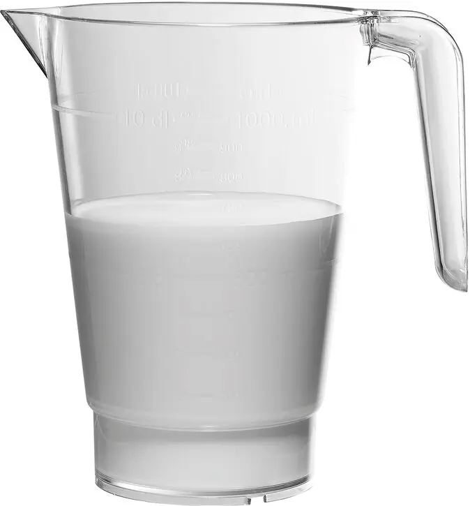 PICHET COPOLYESTER CRISTAL EMPILABLE GRADUÉ 1 LITRES