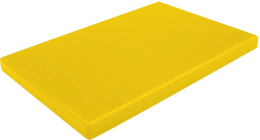 PLANCHE PEHD JAUNE 530X325X20