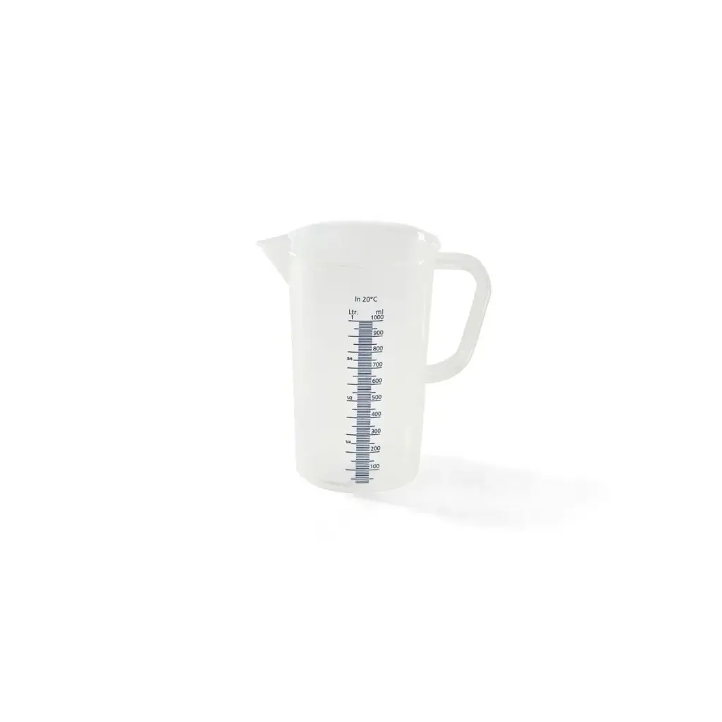 POT GRADUE EN PLASTIQUE 1 Litre