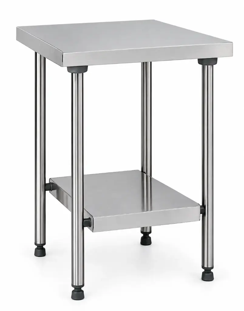 Table Centrale avec étagère TS15N - 700 x 700