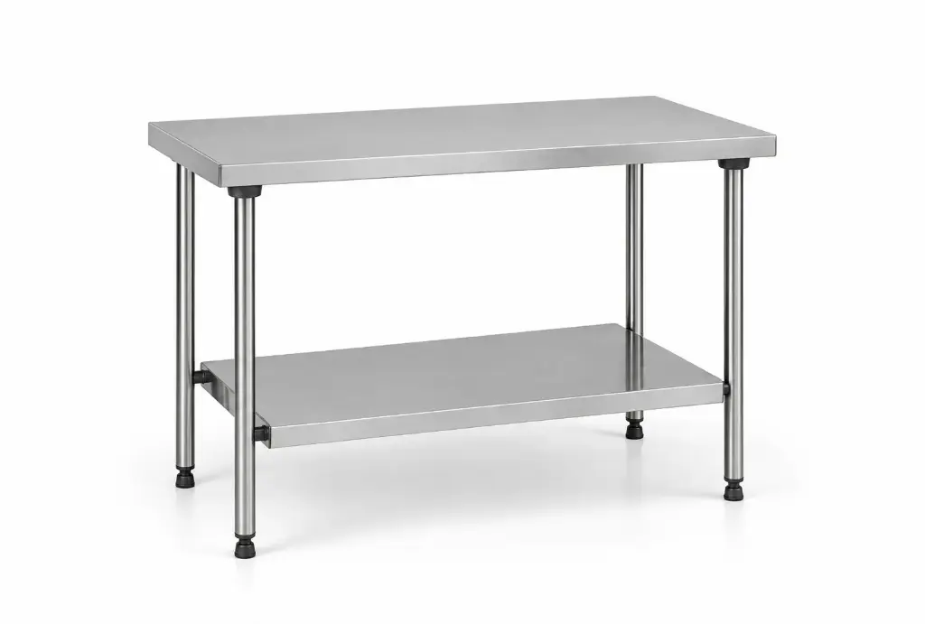 Table Centrale avec étagère TS15N - 700 x 1400