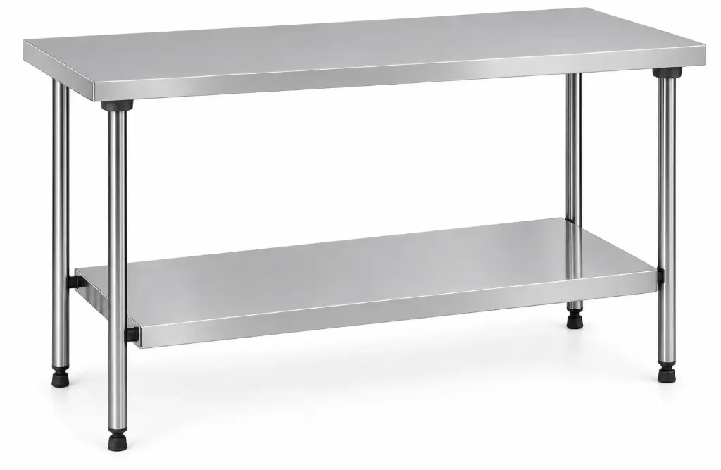 Table Centrale avec étagère TS15N - 700 x 1800
