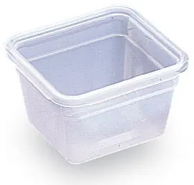 BOITE RIGIDE GN1/6 - sans couvercle - Hauteur 15 cm