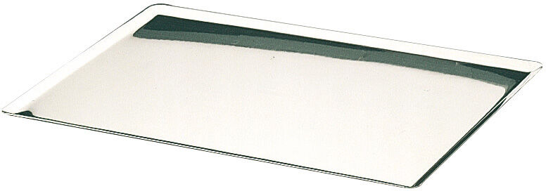 Plaque pâtissière inox bords pincés GN2/1