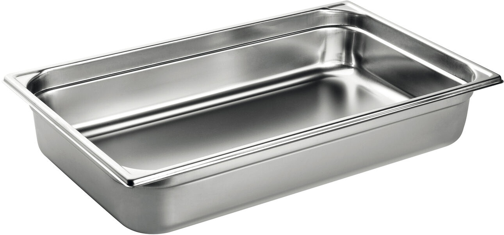 BAC GASTRONORME PLEIN INOX GN 1/1 - Hauteur 10 cm