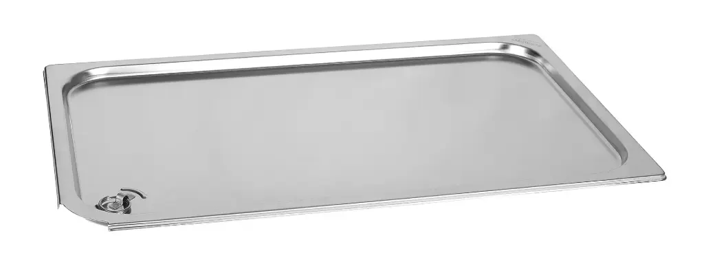 COUVERCLE ETANCHE INOX POUR BAC GN1/1 SANS ANSE