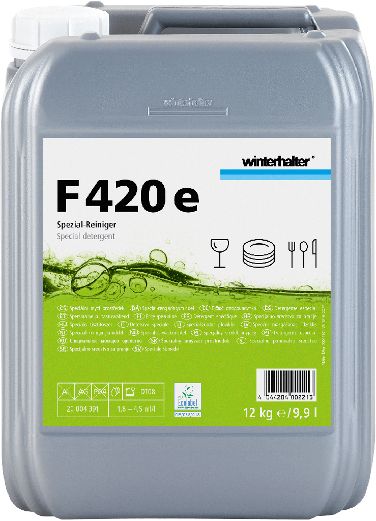 F 420 e Winterhalter - 12kg - Détergent liquide