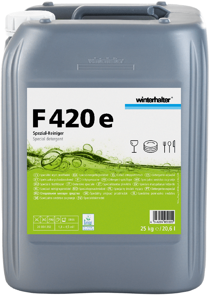 F 420 e Winterhalter - 25kg - Détergent liquide