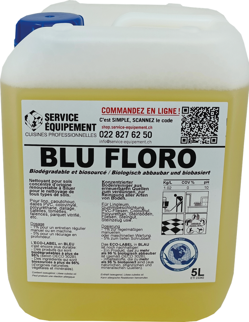 BLU FLORO - NETTOYAGE SOLS