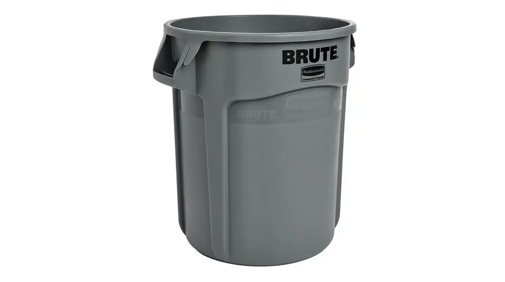 Collecteur gris de 76 L avec conduits d’aération