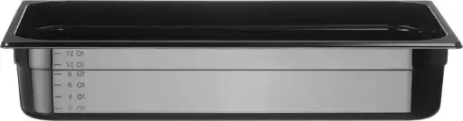 [862223] Bac polycarbonate GN 1/1 - 100mm, 14L, Noir, 