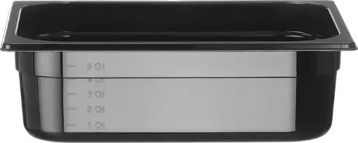 [862421] Bac polycarbonate GN 1/2 - 100mm, 6,5L, Noir, 
