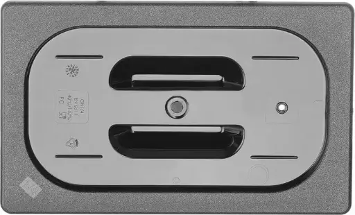 [862940] Couvercle gastronorme,  GN 1/4, Noir, 265x162mm