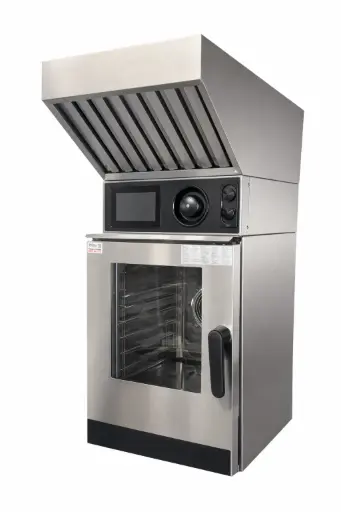 [COEN026R-OCC] FOUR MIXTE ELECTRIQUE - 6 X 2/3 GN - COMPACT NABOO RELOADED - AVEC HOTTE DE CONDENSATION