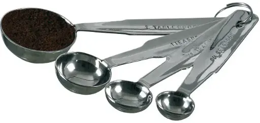 [072029] SET 4 CUILLERES A MESURE INOX