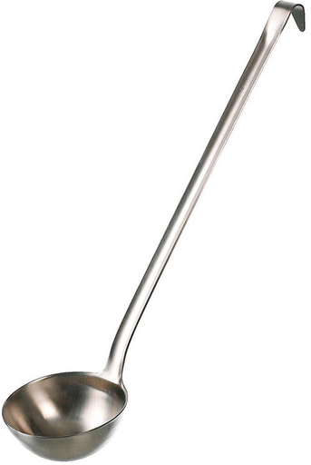 [112025] LOUCHE MONOBLOC INOX - Ø 14 CM