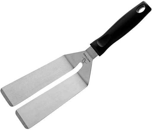 [112663] SPATULE INOX FENDUE 130X90