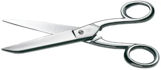 [120804] CISEAUX CHROMES 180 MM