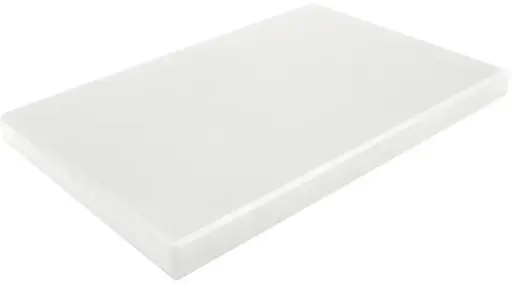 [130311] PLANCHE à DéCOUPER EN PEHD 500 BLANCHE 40 X 25 X 2 CM
