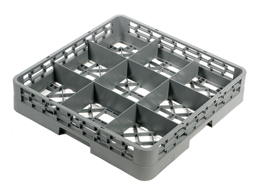 [140862] CASIER A VERRES 9 COMPARTIMENT