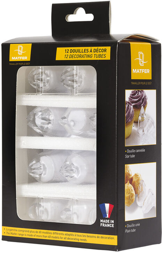 [166001] BTE 12 DOUILLES PÂTISSIER COPO