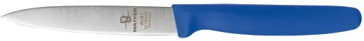 [182303] COUTEAU OFFICE MANCHE BLEU 10 cm