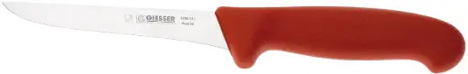 [182427] COUTEAU A DESOSSER ROUGE 13 cm