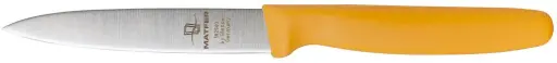 [182503] COUTEAU OFFICE MANCHE JAUNE 10 cm