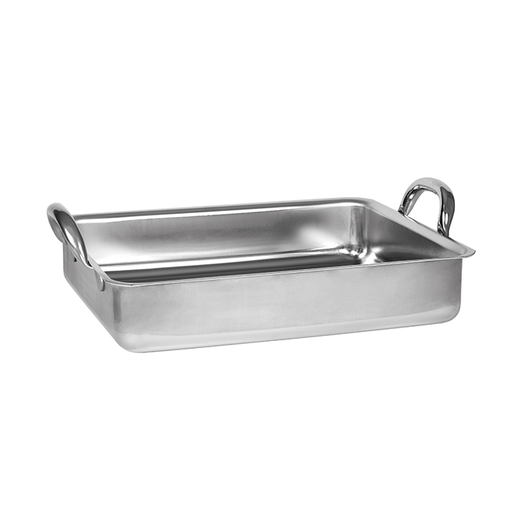 [713550] PLAQUE A ROTIR INOX - L50