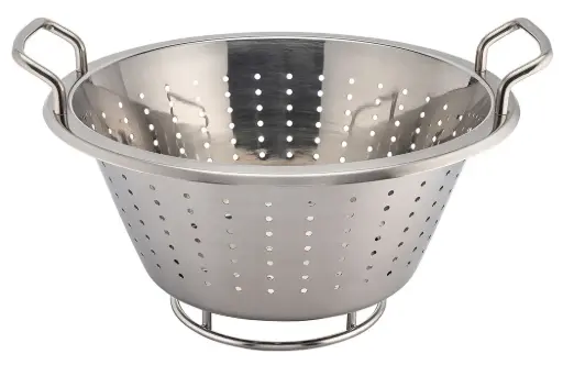 [713824] PASSOIRE CONIQUE INOX - Ø24cm