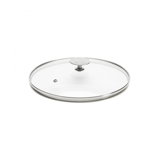 [3429.28] COUVERCLE VERRE PONTET INOX Ø28cm