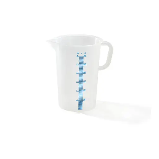 [10-402130] POT GRADUE EN PLASTIQUE 3 Litres