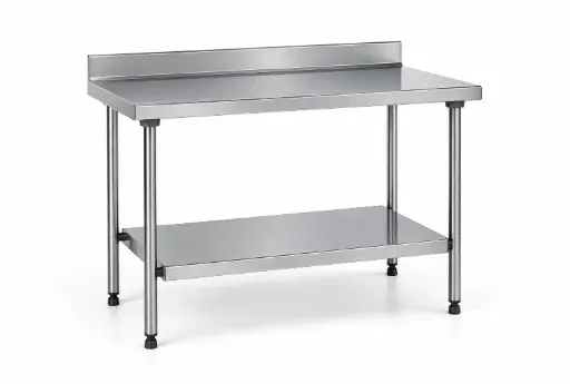 [424992] Table adossée avec étagère TS15N -  700 x 1200