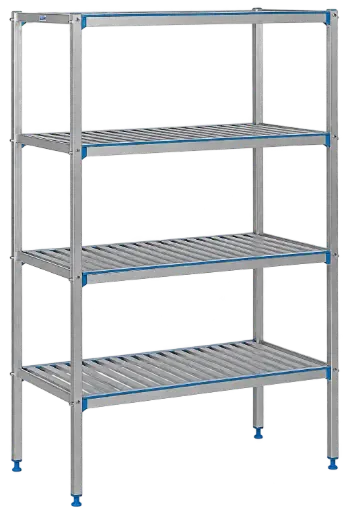 [ALH2432] RAYONNAGE À CLAYETTES EN ALUMINIUM 4nvx - L 2432xP560xH175